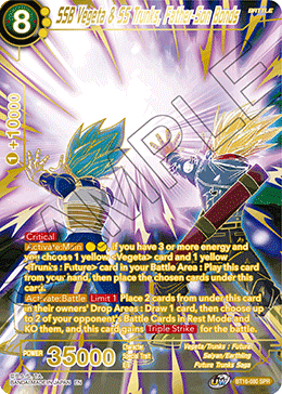 Realm Of The Gods BT16-080 SSB Vegeta & SS Trunks, Father-Son Bonds SPR