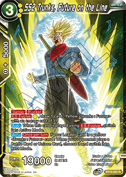 Realm Of The Gods BT16-081 SS2 Trunks, Future on the Line