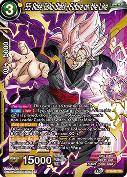 Realm Of The Gods BT16-087 SS Rose Goku Black, Future on the Line