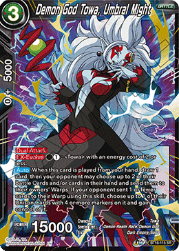 Realm Of The Gods BT16-115 Demon God Towa, Umbral Might