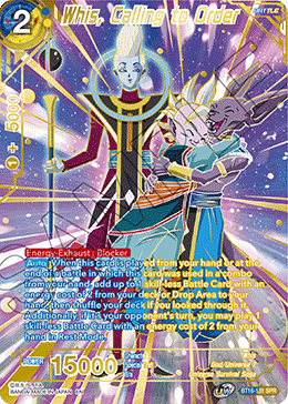 Realm Of The Gods BT16-131 Whis, Calling to Order SPR