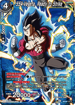 Realm Of The Gods BT16-145 SS4 Vegeta, Ready to Strike