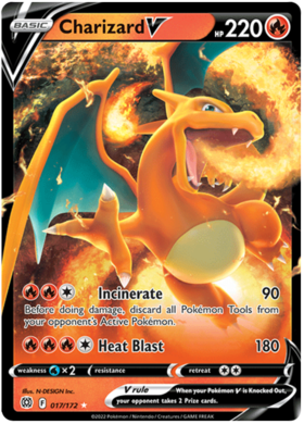 SWSH Brilliant Stars 017-172 Charizard V