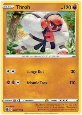 SWSH Brilliant Stars 080-172 Throh Reverse