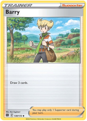 SWSH Brilliant Stars 130-172 Barry