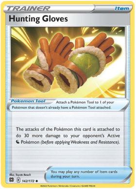 SWSH Brilliant Stars 142-172 Hunting Gloves