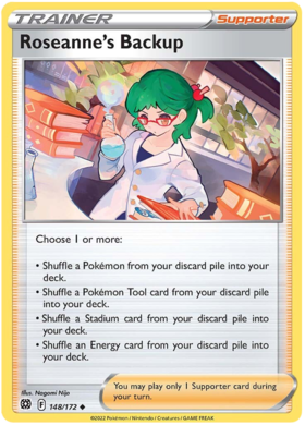 SWSH Brilliant Stars 148-172 Roseanne's Backup