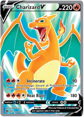 SWSH Brilliant Stars 153-172 Charizard V