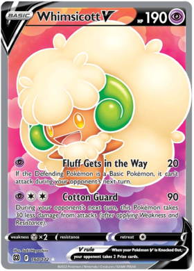 SWSH Brilliant Stars 160-172 Whimsicott V