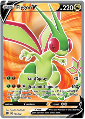 SWSH Brilliant Stars 164-172 Flygon V