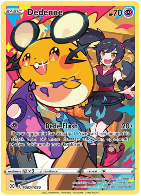 SWSH Brilliant Stars TG07/TG30 Dedenne