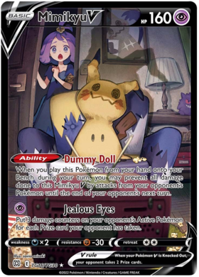 SWSH Brilliant Stars TG16/TG30 Mimikyu V