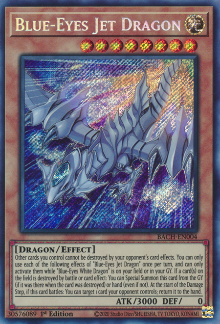 Battle Of Chaos BACH-EN004 Blue-Eyes Jet Dragon