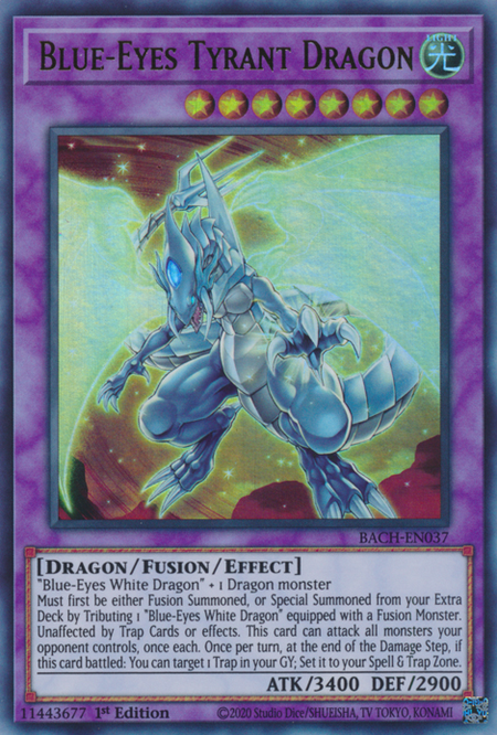 Battle Of Chaos BACH-EN037 Blue-Eyes Tyrant Dragon