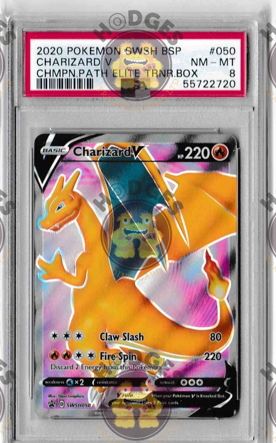 Sword & Shield Champions Path Promo SWSH050 Charizard V - PSA Graded 8