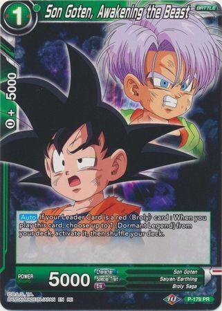 Dragon Ball Super Card Game - Mythic MB-01 P-179 Son Goten, Awakening the Beast