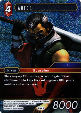 Final Fantasy Opus VII 7-001 Auron Foil