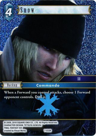 Final Fantasy Opus VII 7-033 Snow Foil