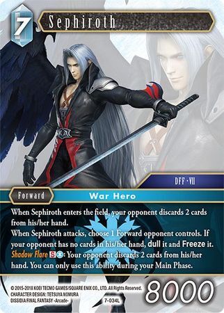 Final Fantasy Opus VII 7-034 Sephiroth