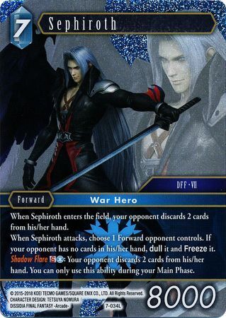 Final Fantasy Opus VII 7-034 Sephiroth Foil