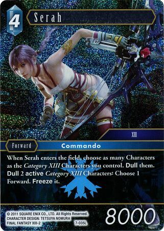 Final Fantasy Opus VII 7-035 Serah Foil