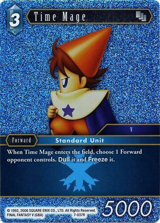 Final Fantasy Opus VII 7-037 Time Mage Foil