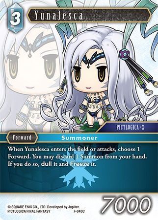 Final Fantasy Opus VII 7-040 Yunalesca