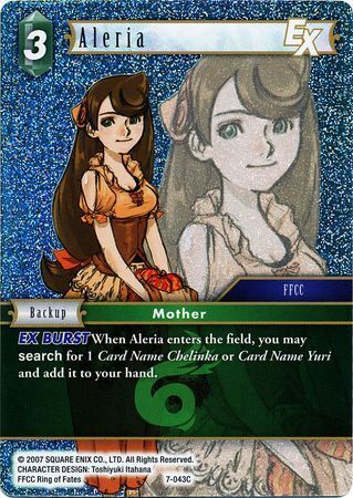 Final Fantasy Opus VII 7-043 Aleria Foil