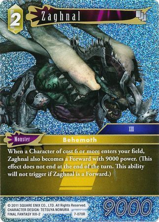 Final Fantasy Opus VII 7-070 Zaghnal Foil