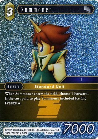 Final Fantasy Opus VII 7-072 Summoner Foil