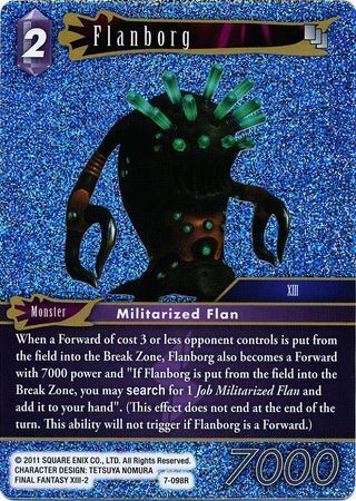 Final Fantasy Opus VII 7-098 Flanborg Foil