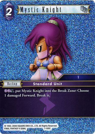 Final Fantasy Opus VII 7-100 Mystic Knight Foil