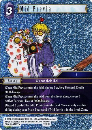 Final Fantasy Opus VII 7-101 Mid Previa Foil