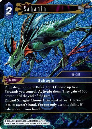 Final Fantasy Opus VII 7-110 Sahagin Foil
