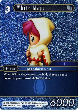 Final Fantasy Opus VII 7-112 White Mage Foil