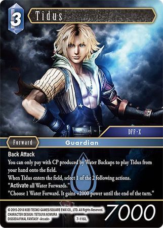 Final Fantasy Opus VII 7-116 Tidus