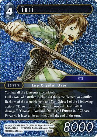 Final Fantasy Opus VII 7-128 Yuri Foil