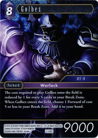 Final Fantasy Opus VII 7-138 Golbez Foil