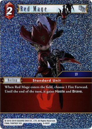 Final Fantasy Opus VIII 8-002 Red Mage Foil