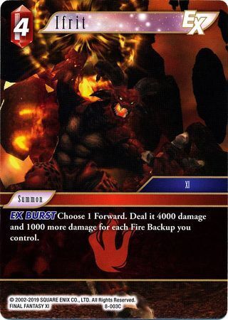 Final Fantasy Opus VIII 8-003 Ifrit