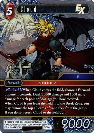 Final Fantasy Opus VIII 8-006 Cloud Foil