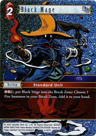 Final Fantasy Opus VIII 8-007 Black Mage Foil