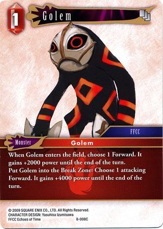 Final Fantasy Opus VIII 8-008 Golem