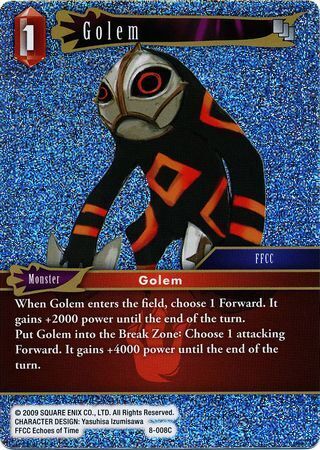 Final Fantasy Opus VIII 8-008 Golem Foil