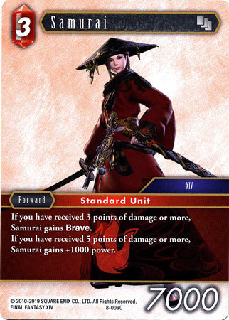 Final Fantasy Opus VIII 8-009 Samurai