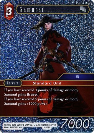 Final Fantasy Opus VIII 8-009 Samurai Foil