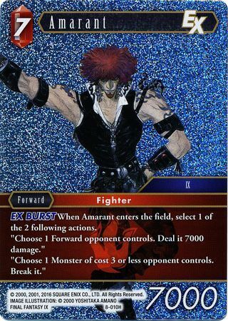 Final Fantasy Opus VIII 8-010 Amarant Foil