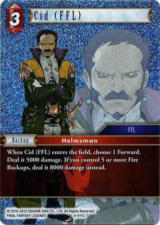 Final Fantasy Opus VIII 8-011 Cid Foil