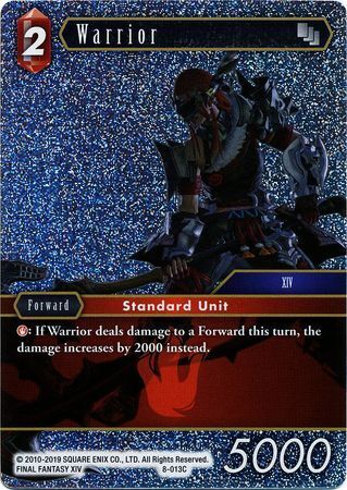 Final Fantasy Opus VIII 8-013 Warrior Foil