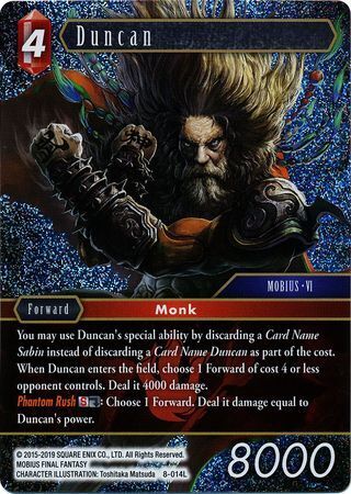 Final Fantasy Opus VIII 8-014 Duncan Foil